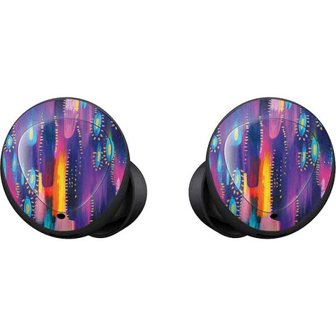 Etta Vee Kaleidoscope Brush Stroke Galaxy Buds Skin