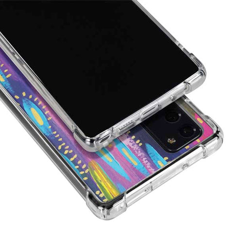 Etta Vee Kaleidoscope Brush Stroke Galaxy Note20 5G Clear Case
