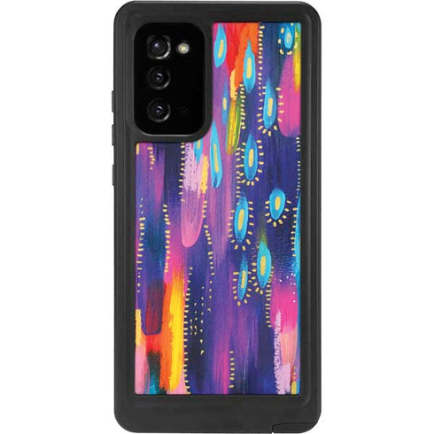 Etta Vee Kaleidoscope Brush Stroke Galaxy Note20 5G Waterproof Case