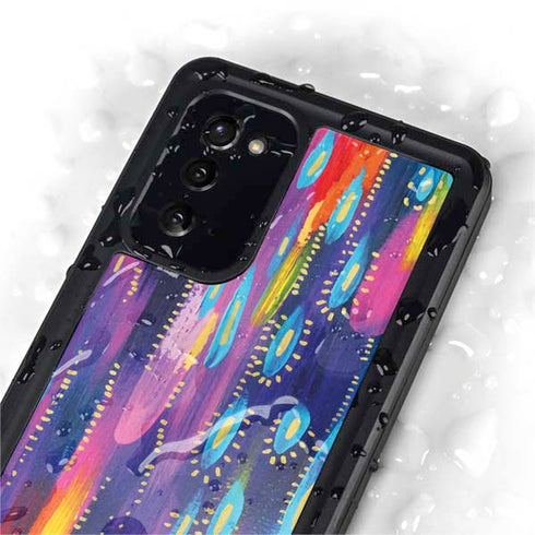 Etta Vee Kaleidoscope Brush Stroke Galaxy Note20 5G Waterproof Case