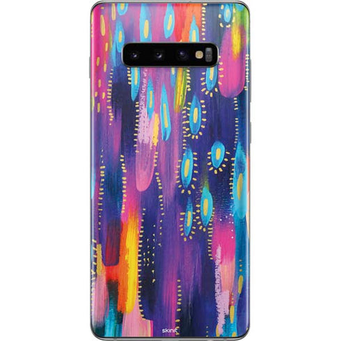 Etta Vee Kaleidoscope Brush Stroke Galaxy S10 Plus Skin