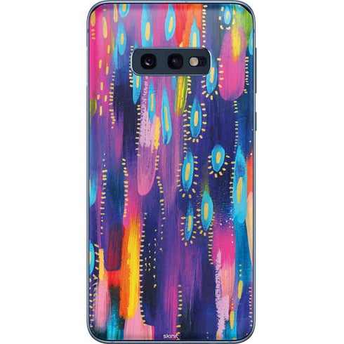 Etta Vee Kaleidoscope Brush Stroke Galaxy S10e Skin