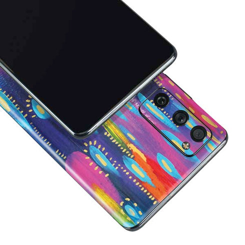 Etta Vee Kaleidoscope Brush Stroke Galaxy S20 Fan Edition Skin