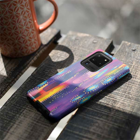 Etta Vee Kaleidoscope Brush Stroke Galaxy S20 Ultra 5G Pro Case