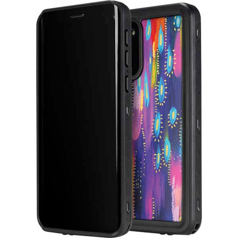 Etta Vee Kaleidoscope Brush Stroke Galaxy S20 Waterproof Case