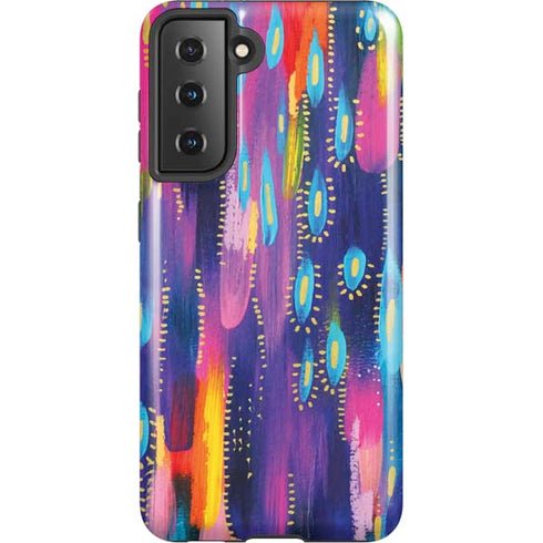 Etta Vee Kaleidoscope Brush Stroke Galaxy S21 5G Pro Case