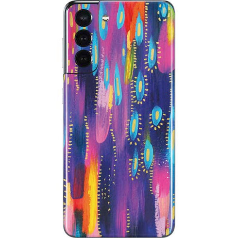 Etta Vee Kaleidoscope Brush Stroke Galaxy S21 5G Skin