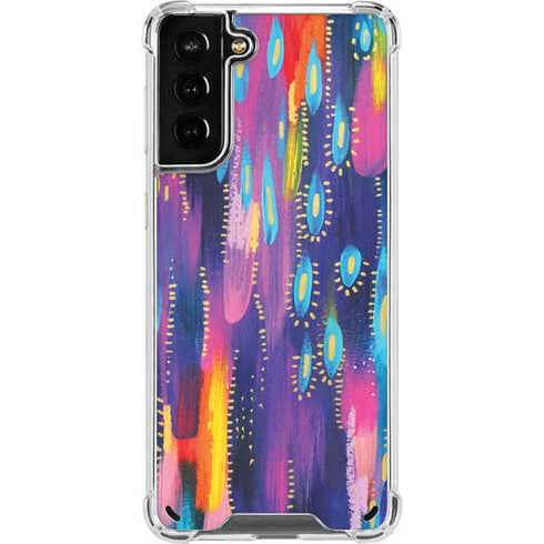 Etta Vee Kaleidoscope Brush Stroke Galaxy S21 Plus 5G Clear Case