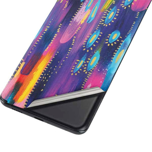 Etta Vee Kaleidoscope Brush Stroke Galaxy S21 Plus 5G Skin