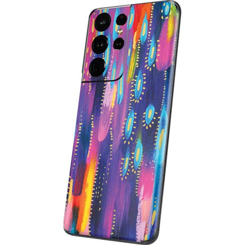 Etta Vee Kaleidoscope Brush Stroke Galaxy S21 Ultra 5G Skin