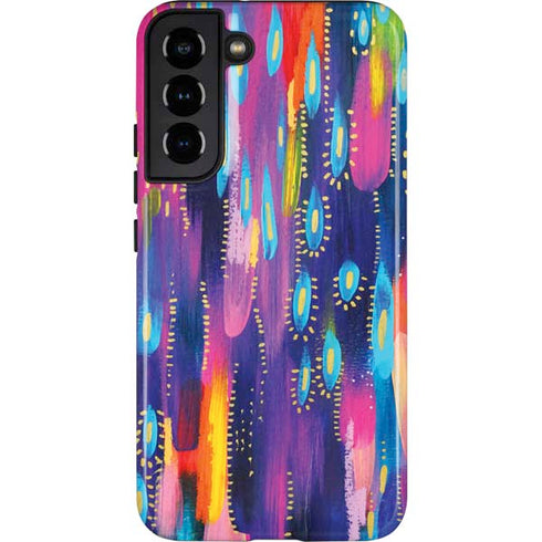 Etta Vee Kaleidoscope Brush Stroke Galaxy S22 Plus Pro Case