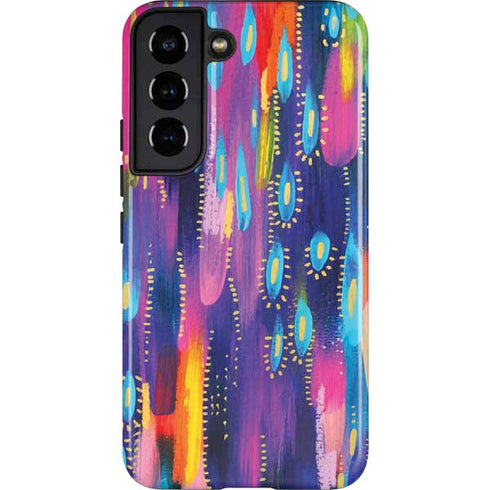 Etta Vee Kaleidoscope Brush Stroke Galaxy S22 Pro Case