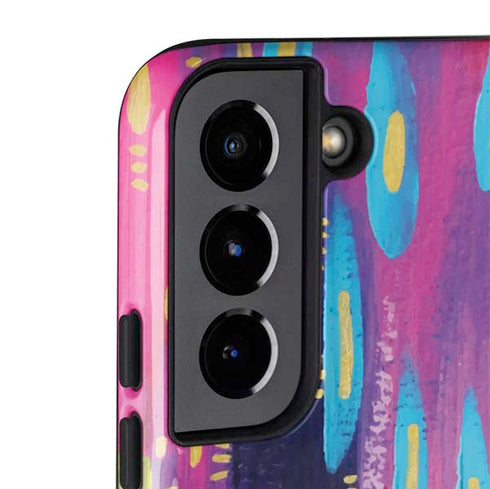 Etta Vee Kaleidoscope Brush Stroke Galaxy S22 Pro Case