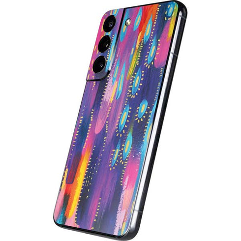 Etta Vee Kaleidoscope Brush Stroke Galaxy S22 Skin