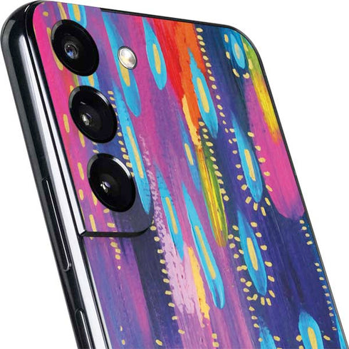 Etta Vee Kaleidoscope Brush Stroke Galaxy S22 Skin