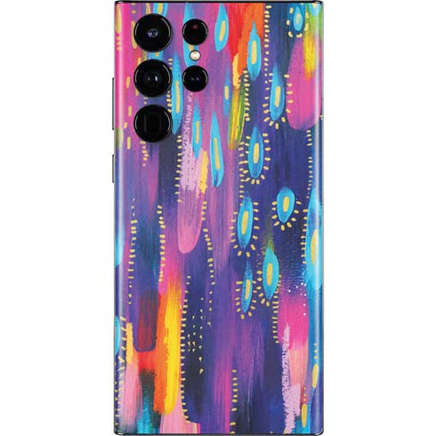 Etta Vee Kaleidoscope Brush Stroke Galaxy S22 Ultra Skin