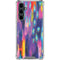 Kaleidoscope Brush Stroke by Etta Vee Galaxy S23 FE Clear Case