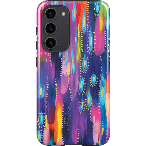 Etta Vee Kaleidoscope Brush Stroke Galaxy S23 Plus Pro Case