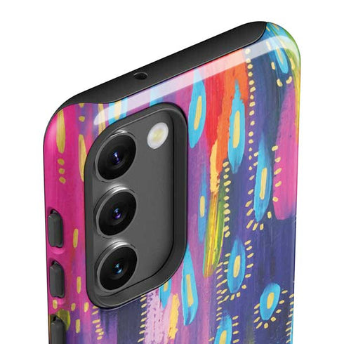 Etta Vee Kaleidoscope Brush Stroke Galaxy S23 Plus Pro Case