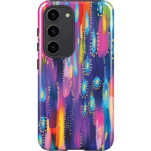 Etta Vee Kaleidoscope Brush Stroke Galaxy S23 Pro Case
