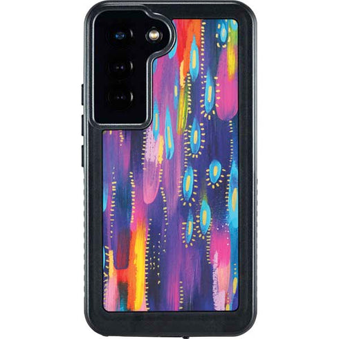 Etta Vee Kaleidoscope Brush Stroke Galaxy S23 Waterproof Case