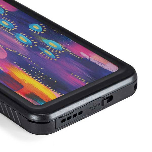 Etta Vee Kaleidoscope Brush Stroke Galaxy S23 Waterproof Case