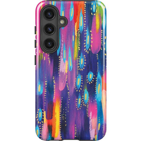 Kaleidoscope Brush Stroke by Etta Vee Galaxy S24 Impact Case