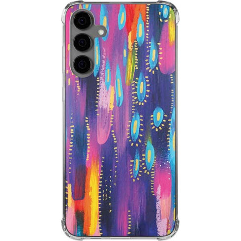 Kaleidoscope Brush Stroke by Etta Vee Galaxy S24 Plus Clear Case
