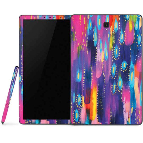 Etta Vee Kaleidoscope Brush Stroke Samsung Galaxy Tab Skin