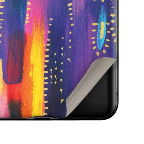 Etta Vee Kaleidoscope Brush Stroke Galaxy Z Flip Skin
