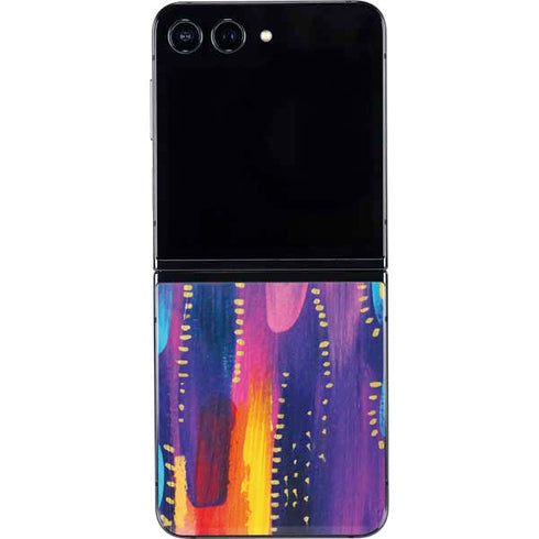 Kaleidoscope Brush Stroke by Etta Vee Galaxy Z Flip5 5G Skin