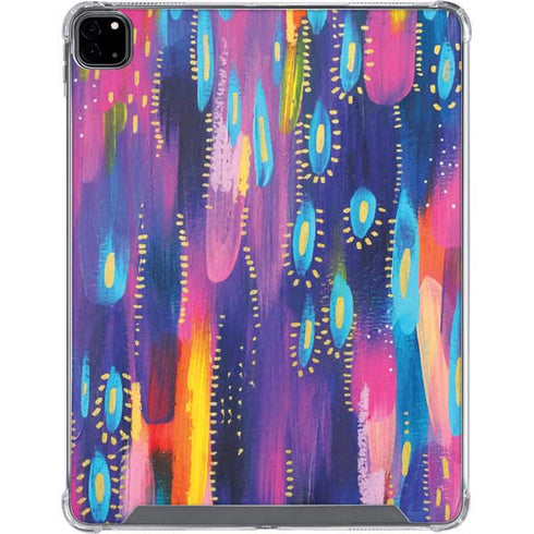 Etta Vee Kaleidoscope Brush Stroke iPad Pro 12.9in (2020) Clear Case
