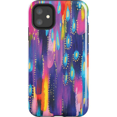 Etta Vee Kaleidoscope Brush Stroke iPhone 11 Impact Case