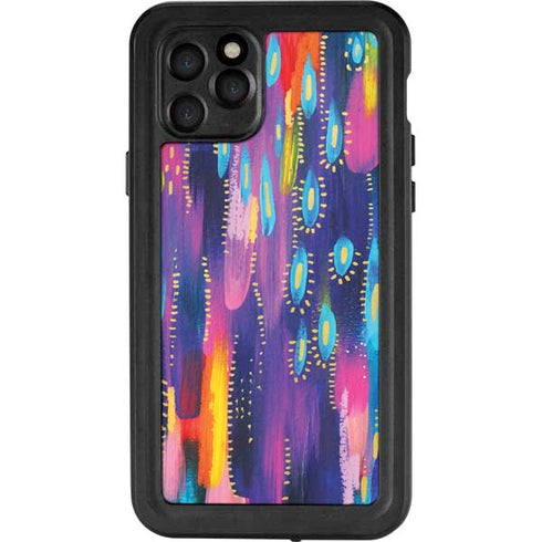 Etta Vee Kaleidoscope Brush Stroke iPhone 11 Pro Waterproof Case