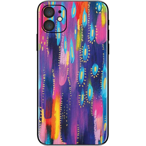 Etta Vee Kaleidoscope Brush Stroke iPhone 11 Skin