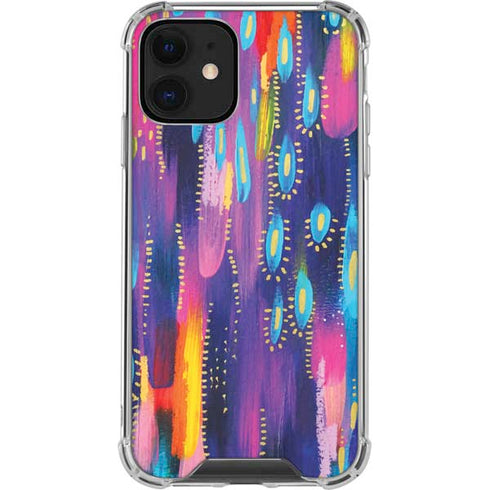 Etta Vee Kaleidoscope Brush Stroke iPhone 12 Clear Case