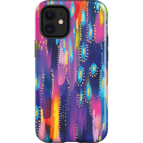 Etta Vee Kaleidoscope Brush Stroke iPhone 12 Mini Impact Case