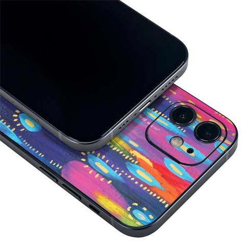 Etta Vee Kaleidoscope Brush Stroke iPhone 12 Mini Skin