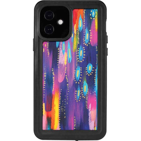 Etta Vee Kaleidoscope Brush Stroke iPhone 12 Waterproof Case