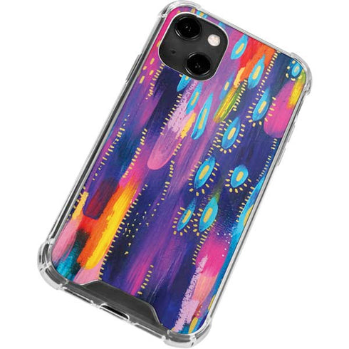 Etta Vee Kaleidoscope Brush Stroke iPhone 13 Clear Case