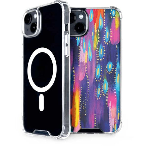 Etta Vee Kaleidoscope Brush Stroke iPhone 14 MagSafe Case