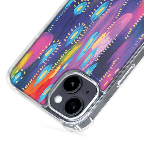 Kaleidoscope Brush Stroke by Etta Vee iPhone 15 MagSafe Case