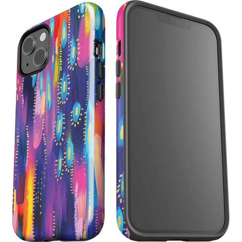 Kaleidoscope Brush Stroke by Etta Vee iPhone 15 Impact Case