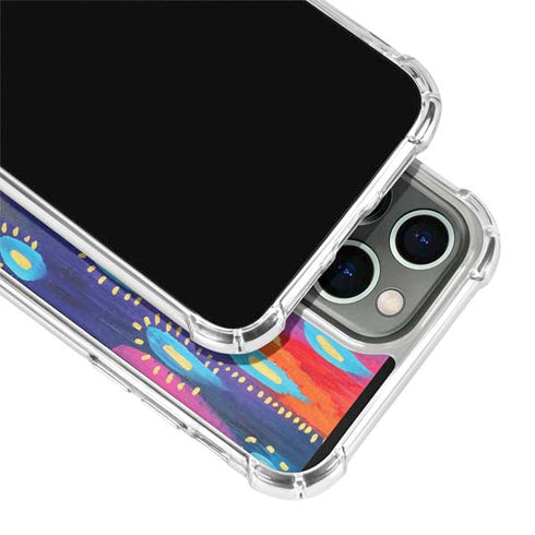 Kaleidoscope Brush Stroke by Etta Vee iPhone 15 Pro Max Clear Case