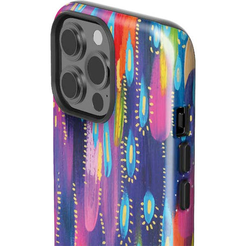 Etta Vee Kaleidoscope Brush Stroke iPhone 14 Pro Max Impact Case