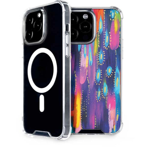 Etta Vee Kaleidoscope Brush Stroke iPhone 14 Pro Max MagSafe Case