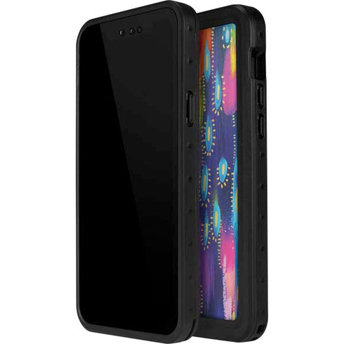 Kaleidoscope Brush Stroke by Etta Vee iPhone 15 Plus Waterproof Case