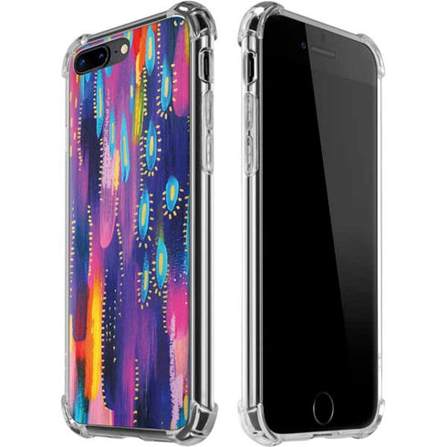 Kaleidoscope Brush Stroke by Etta Vee iPhone 7/8 Plus Clear Case