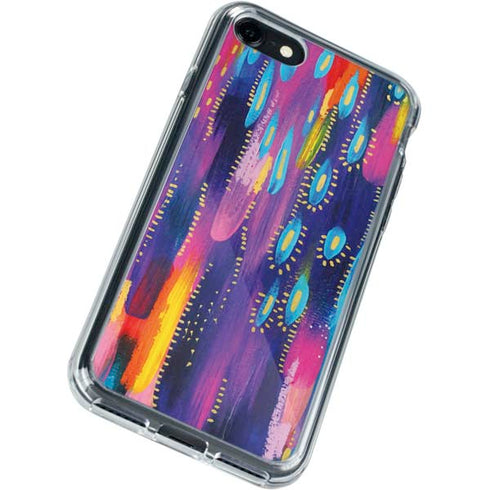 Etta Vee Kaleidoscope Brush Stroke iPhone SE (2nd & 3rd Gen) Clear Case