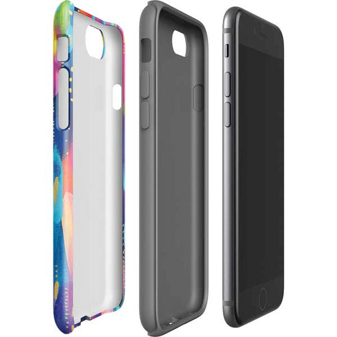 Etta Vee Kaleidoscope Brush Stroke iPhone SE (2nd & 3rd Gen) Pro Case